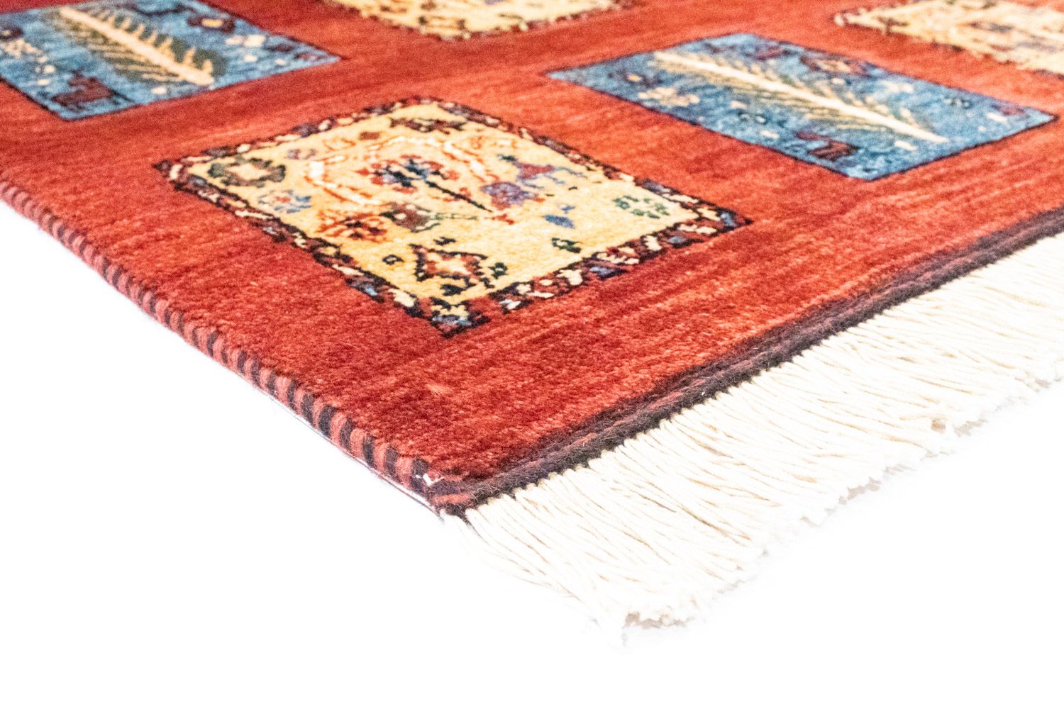 Persisk tæppe - Nomadisk - 244 x 158 cm - orange