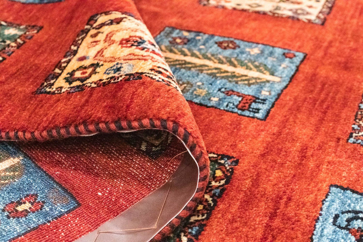 Persisk tæppe - Nomadisk - 244 x 158 cm - orange