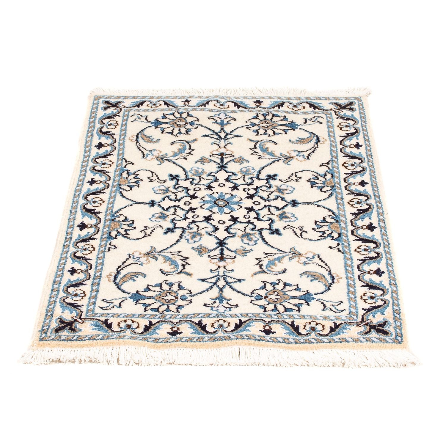 Persisk tæppe - Nain - 84 x 57 cm - beige