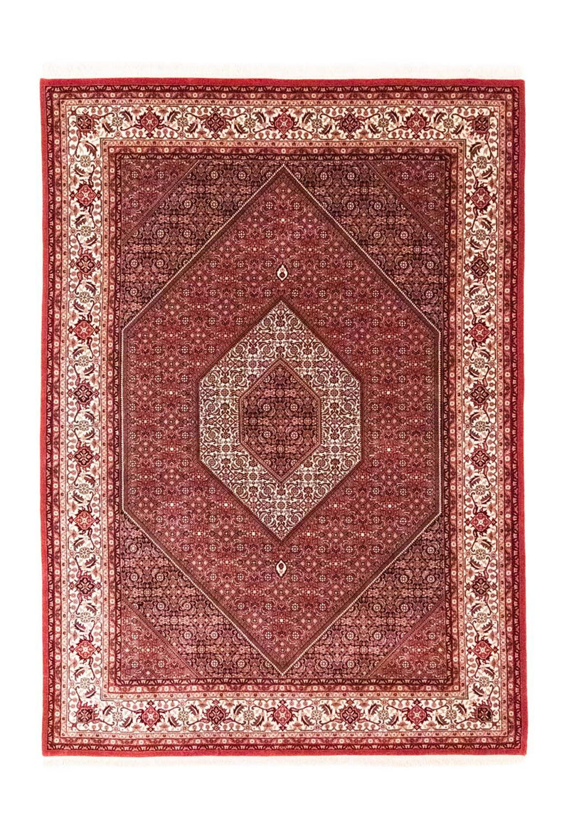 Persisk tæppe - Bijar - 286 x 208 cm - rød