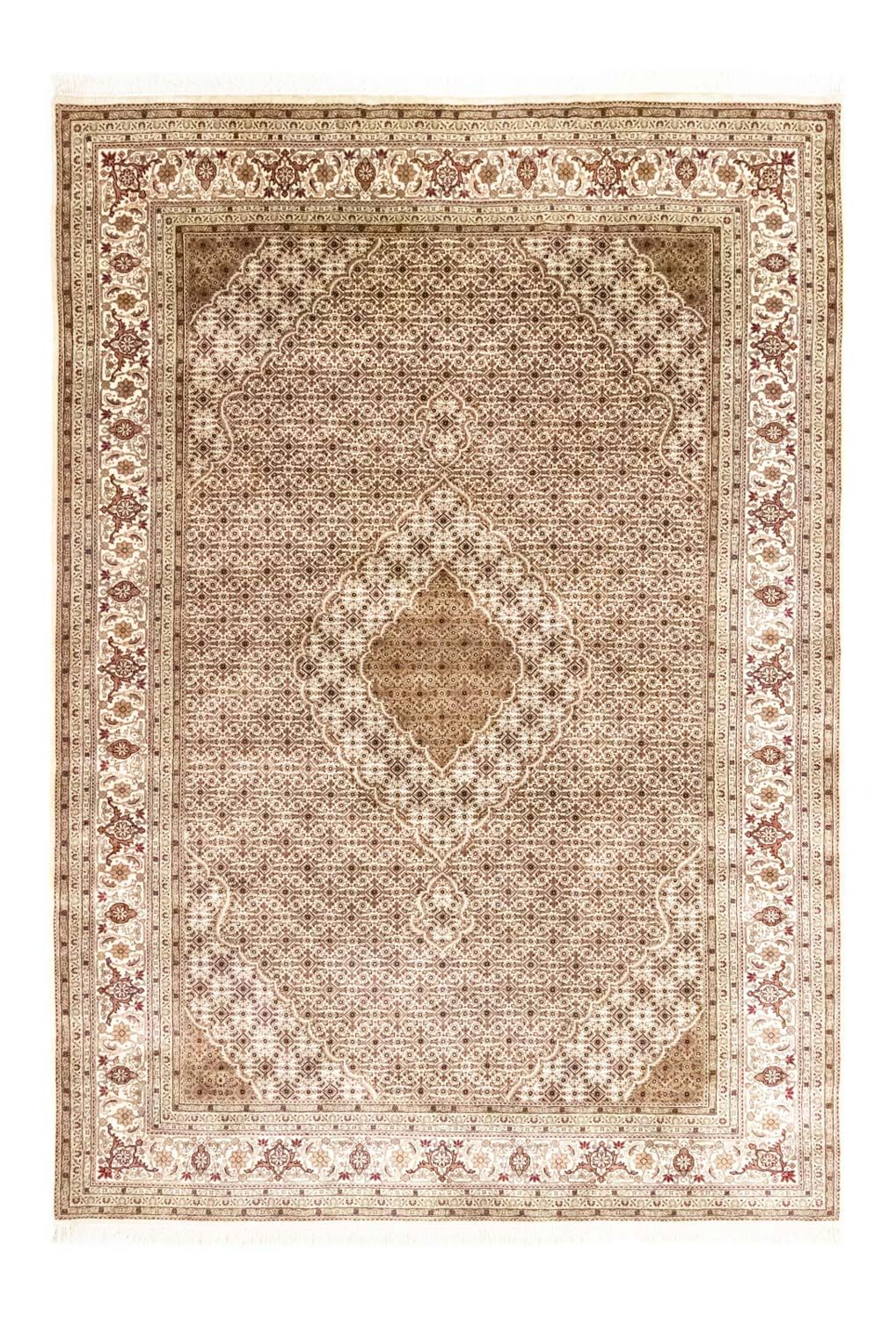 Persisk tæppe - Tabriz - 296 x 205 cm - brun