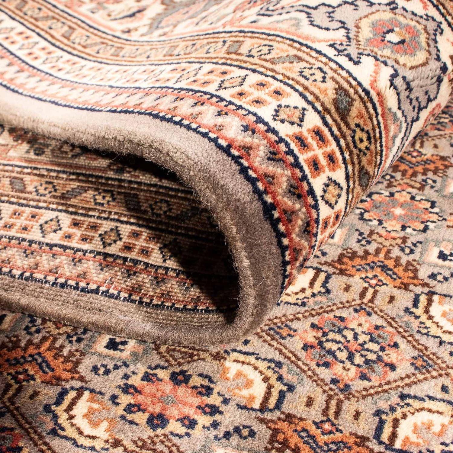 Orientalsk tæppe - Bijar - Indus - 233 x 181 cm - flerfarvet