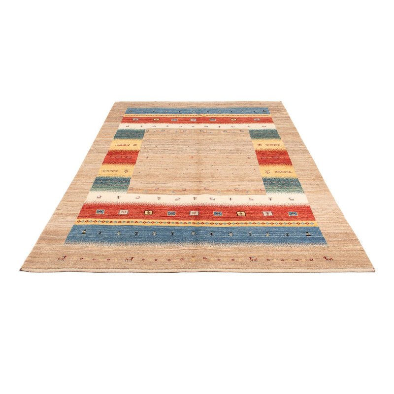 Gabbeh Tæppe - Loribaft Persisk - 245 x 157 cm - beige