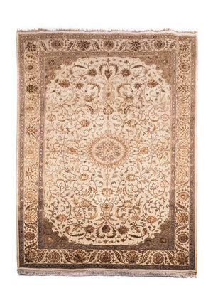 Persisk tæppe - Keshan - 306 x 198 cm - beige
