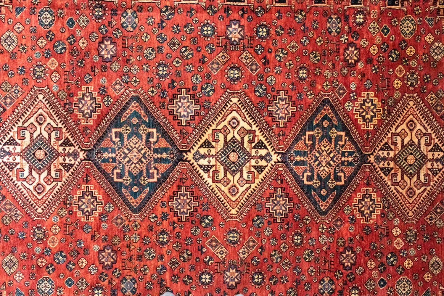 Persisk tæppe - Nomadisk - 280 x 207 cm - blå