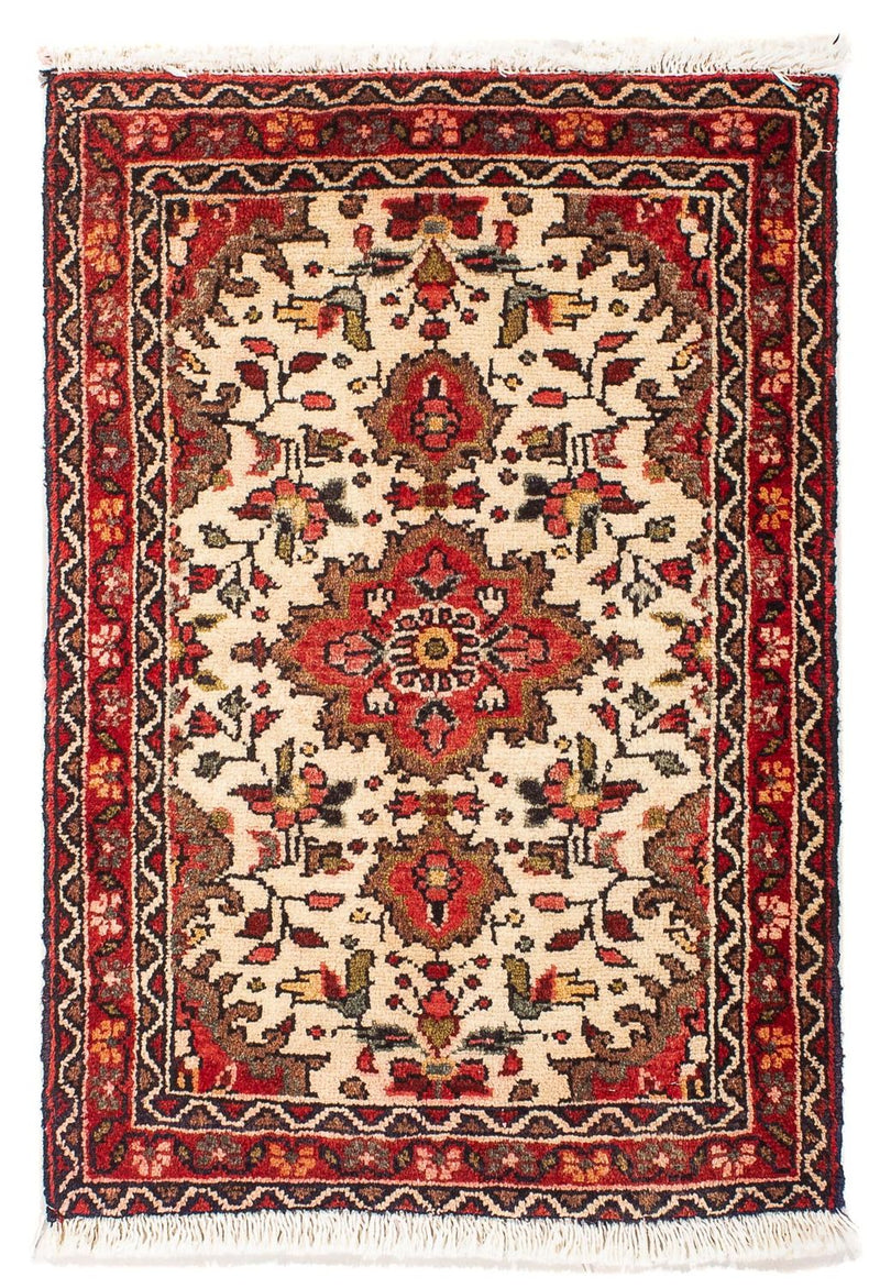 Persisk tæppe - Nomadisk - 77 x 57 cm - beige