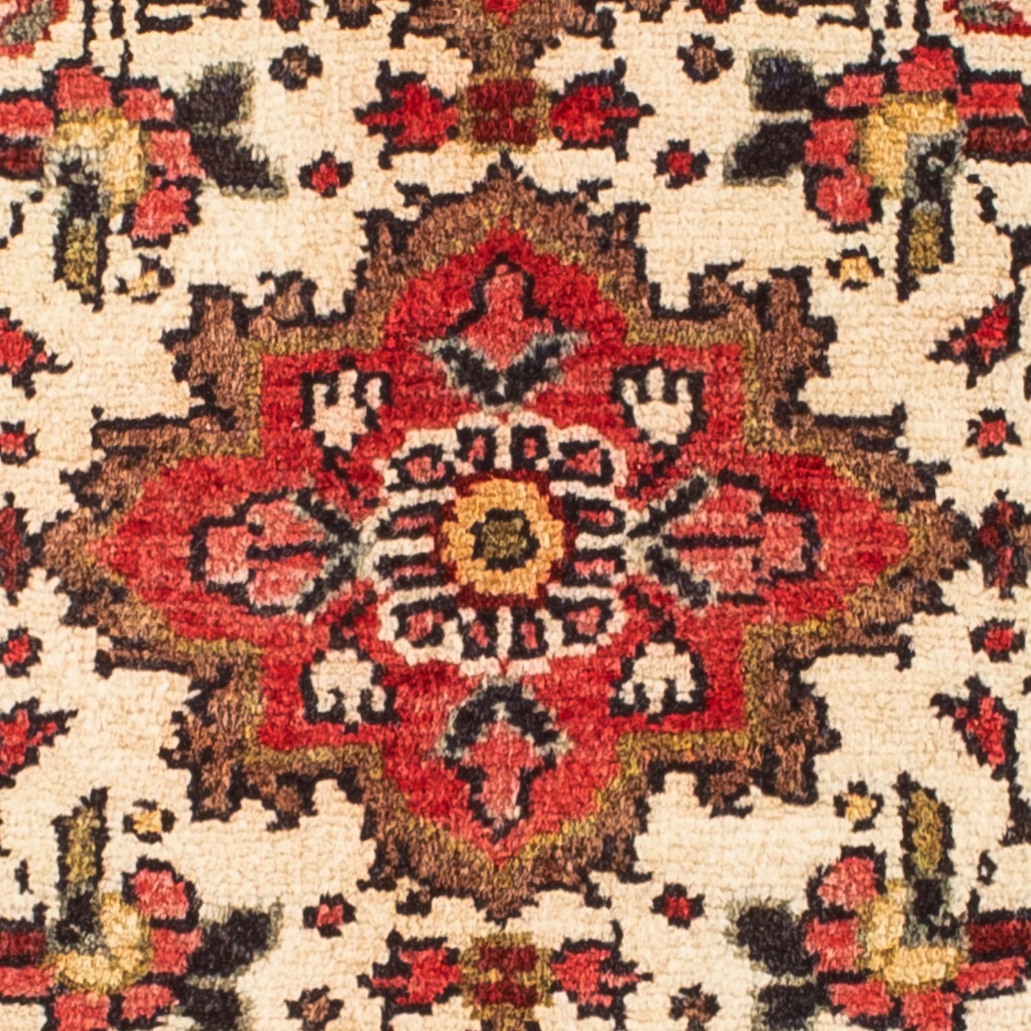 Persisk tæppe - Nomadisk - 77 x 57 cm - beige