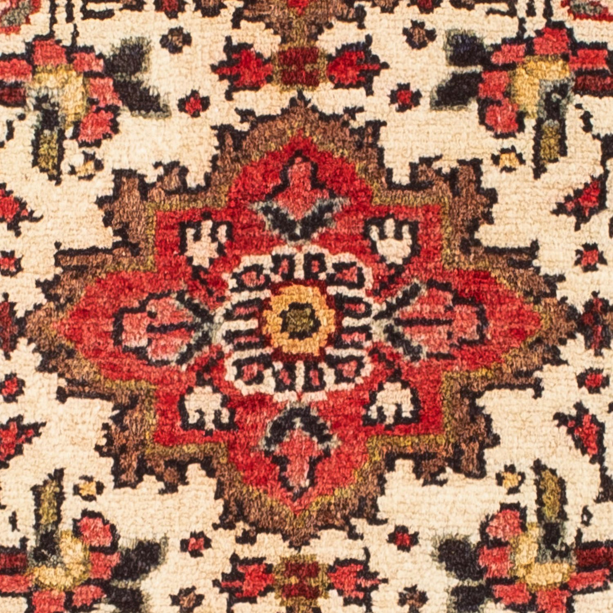 Persisk tæppe - Nomadisk - 77 x 57 cm - beige