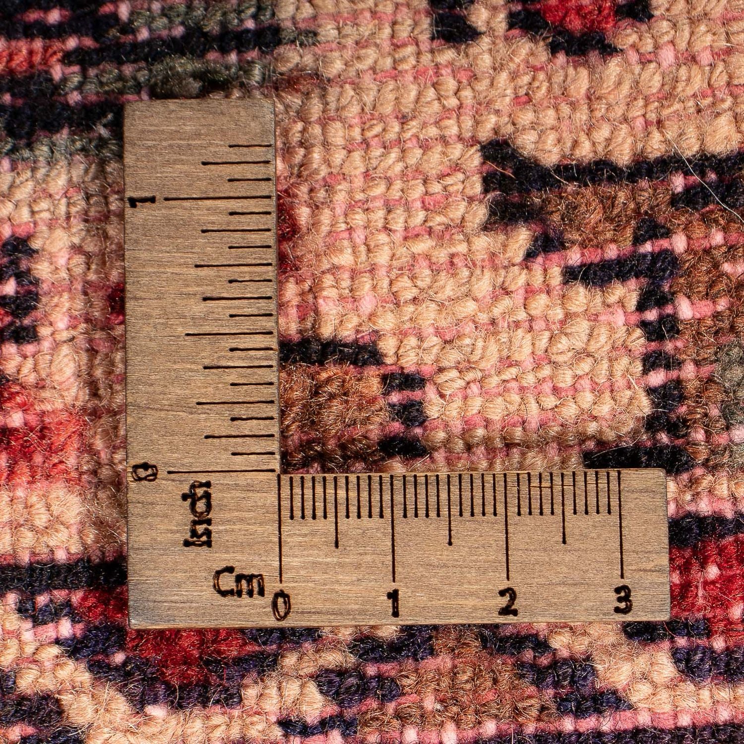 Persisk tæppe - Nomadisk - 77 x 57 cm - beige