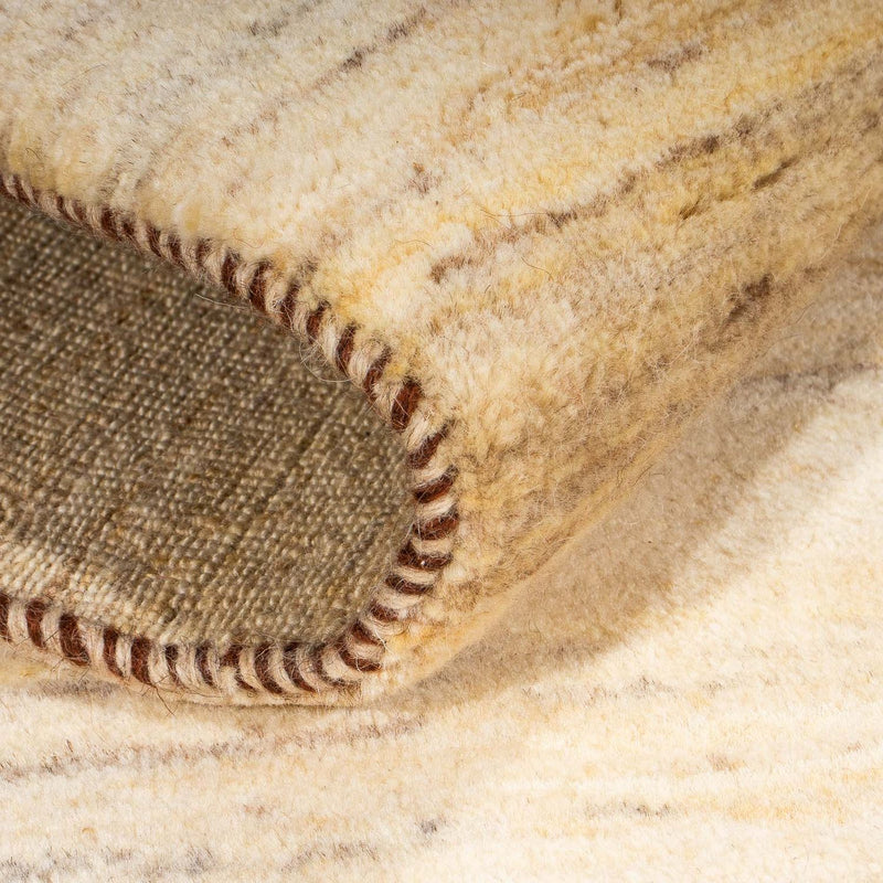 Løber Gabbeh Tæppe - Loribaft Persisk - 200 x 93 cm - beige