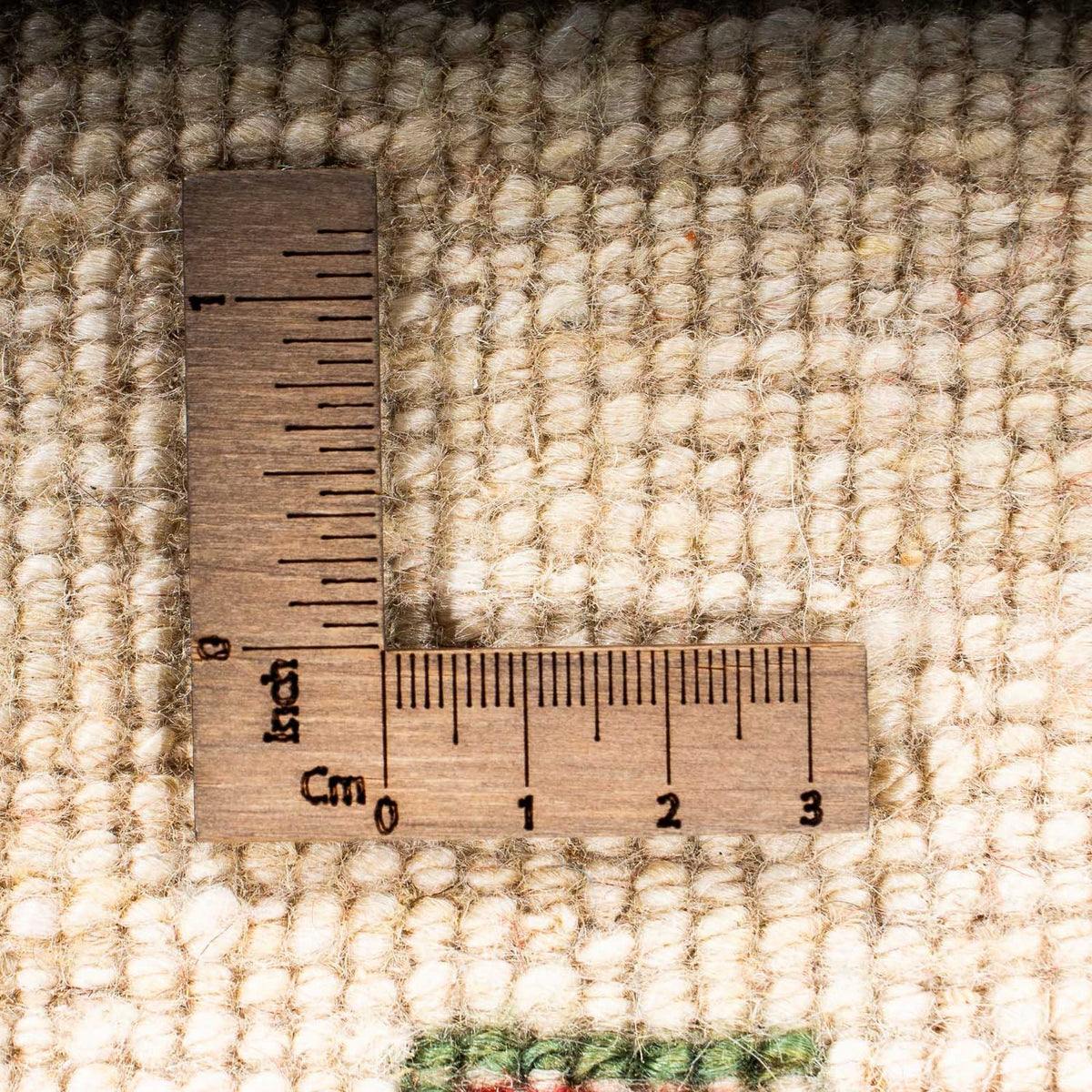 Gabbeh Tæppe - Loribaft Persisk - 87 x 51 cm - beige