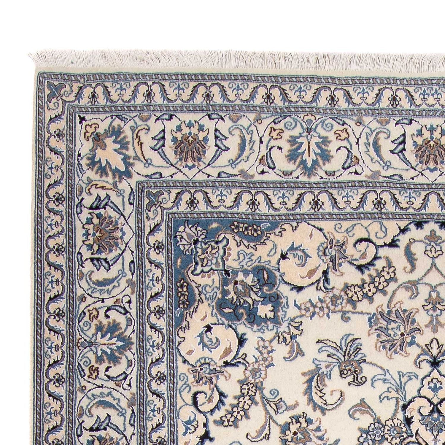 Persisk tæppe - Nain - 297 x 200 cm - beige