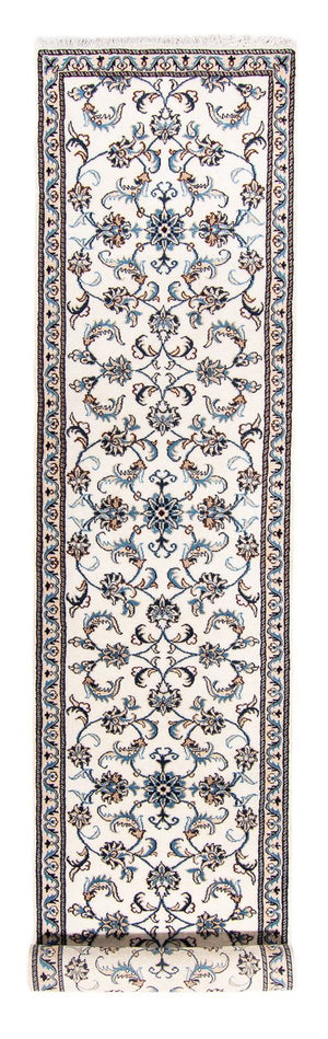 Løber Persisk tæppe - Nain - 376 x 77 cm - beige