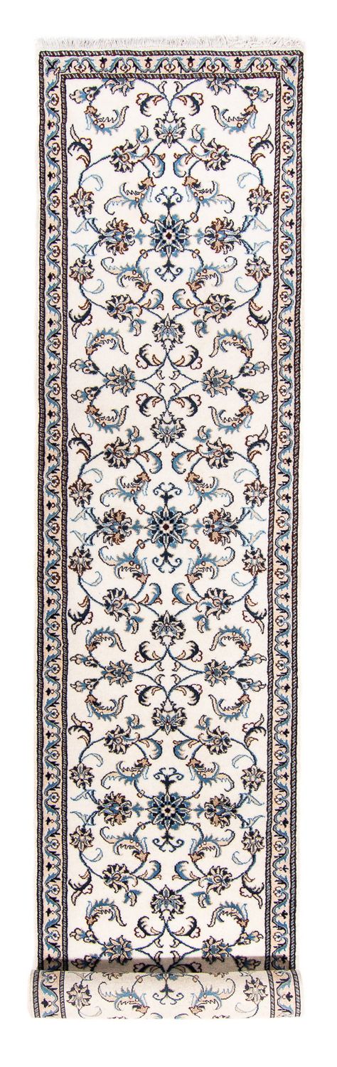 Løber Persisk tæppe - Nain - 376 x 77 cm - beige