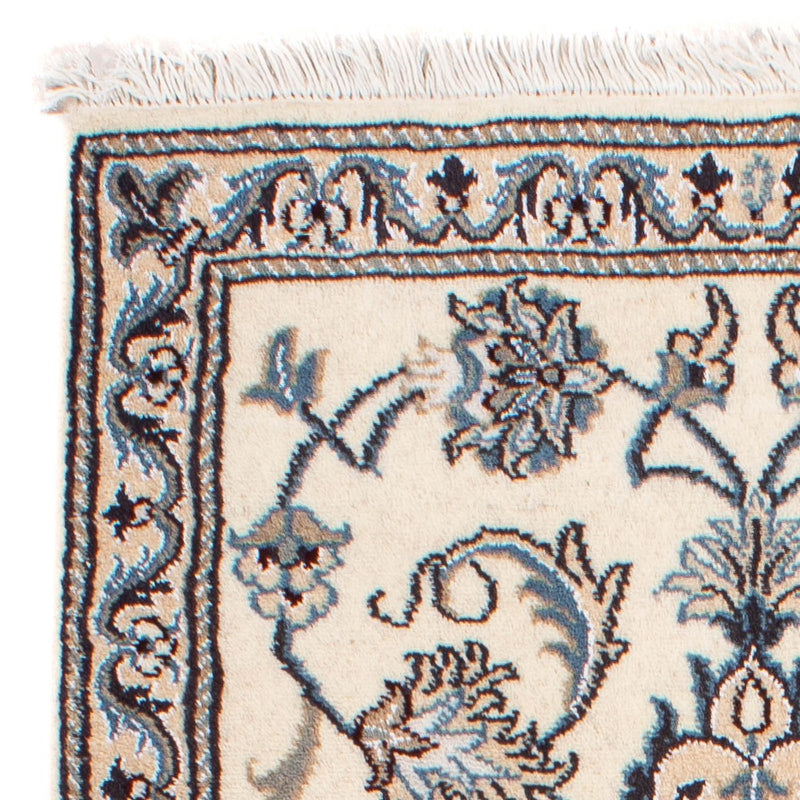 Persisk tæppe - Nain - 140 x 68 cm - beige
