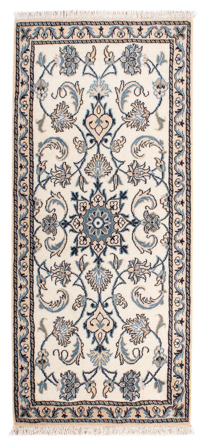 Persisk tæppe - Nain - 145 x 68 cm - beige