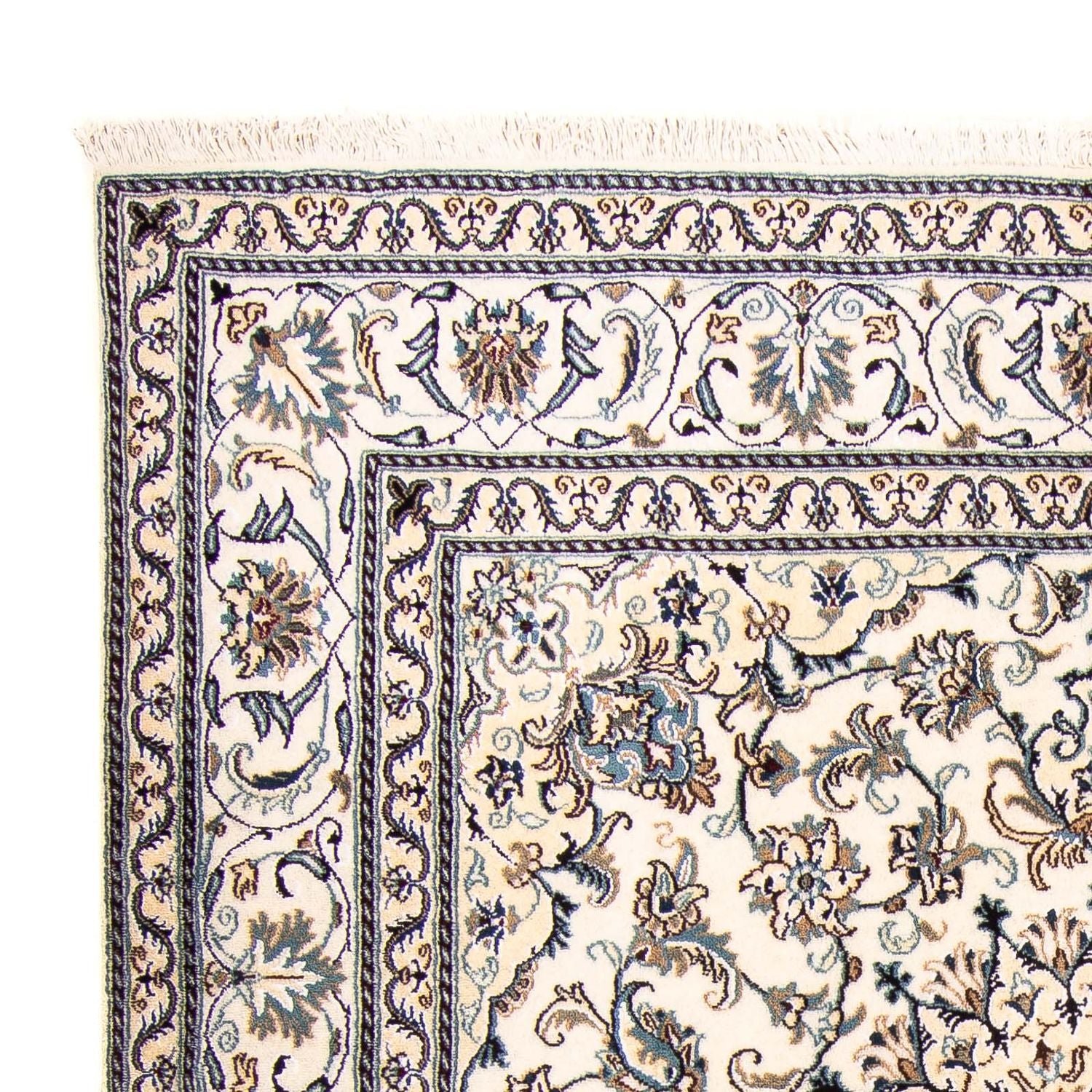 Persisk tæppe - Nain firkantet  - 200 x 195 cm - beige