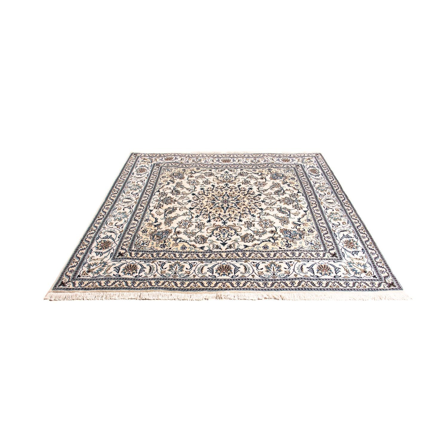 Persisk tæppe - Nain firkantet  - 200 x 195 cm - beige