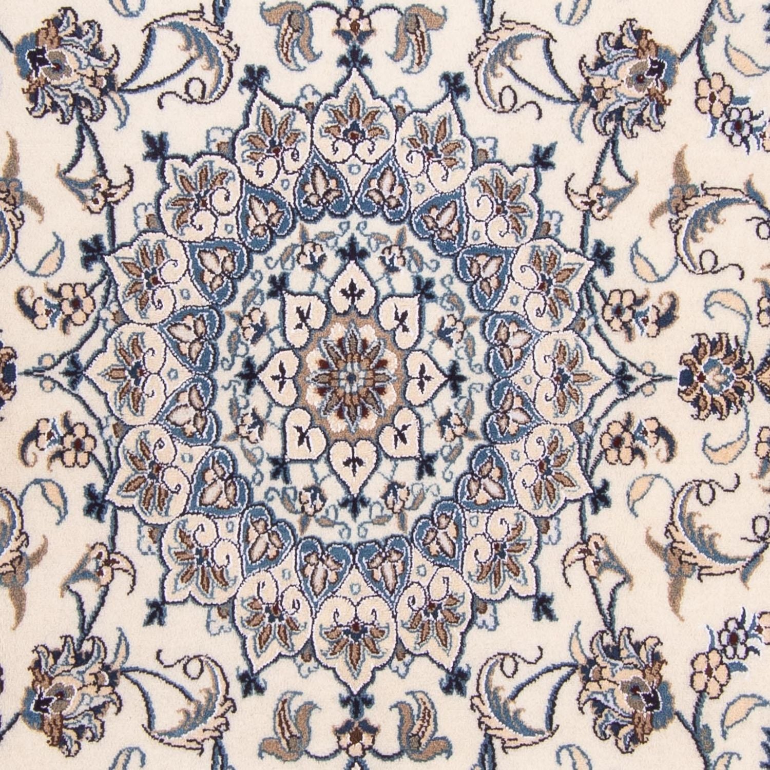 Persisk tæppe - Nain - 266 x 198 cm - beige