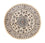 Persisk tæppe - Nain rundt  - 200 x 200 cm - beige