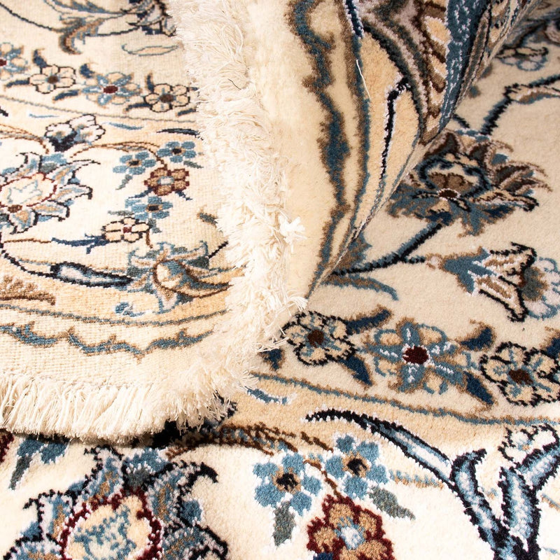 Persisk tæppe - Nain rundt  - 200 x 200 cm - beige
