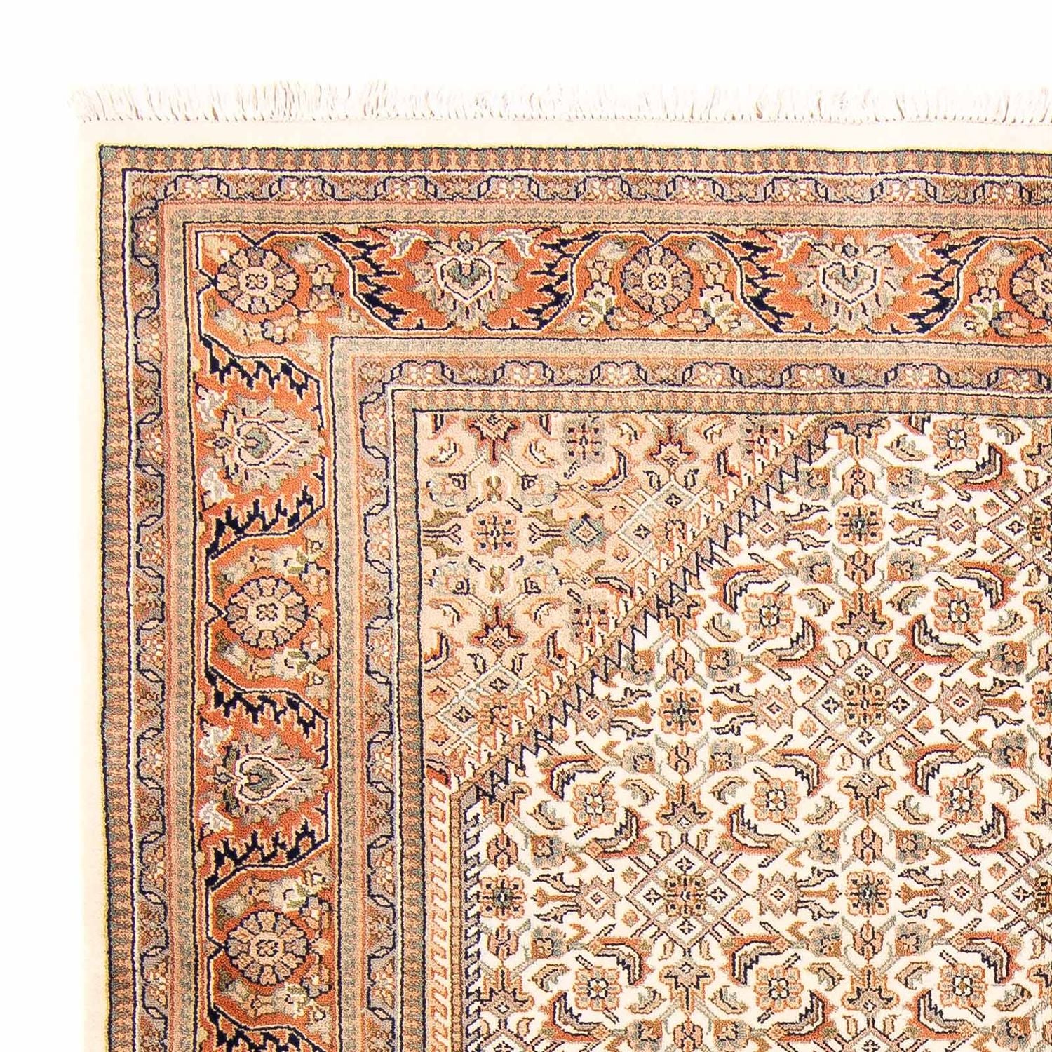 Orientalsk tæppe - Bijar - Indus - 235 x 173 cm - beige