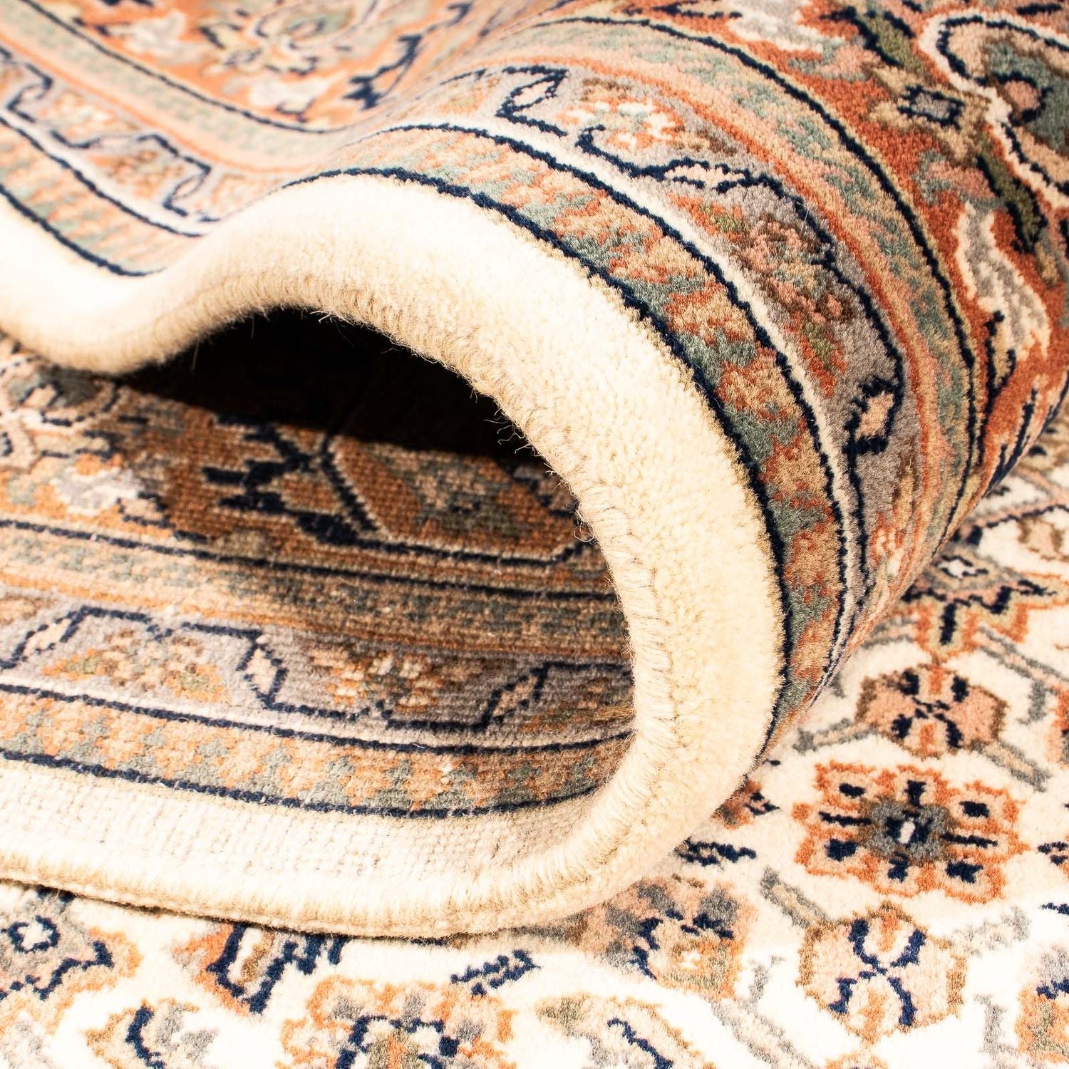 Orientalsk tæppe - Bijar - Indus - 235 x 173 cm - beige