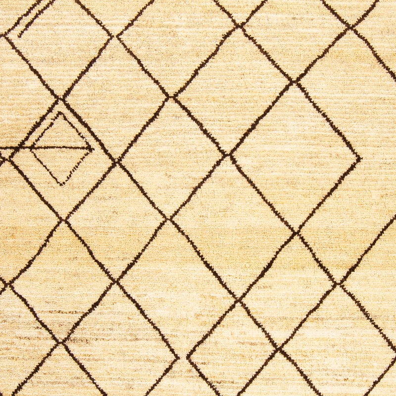 Gabbeh Tæppe - Loribaft Persisk - 193 x 151 cm - beige