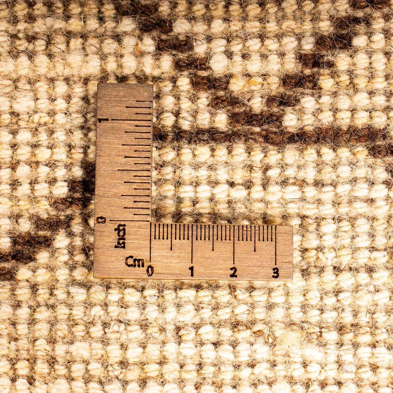 Gabbeh Tæppe - Loribaft Persisk - 193 x 151 cm - beige