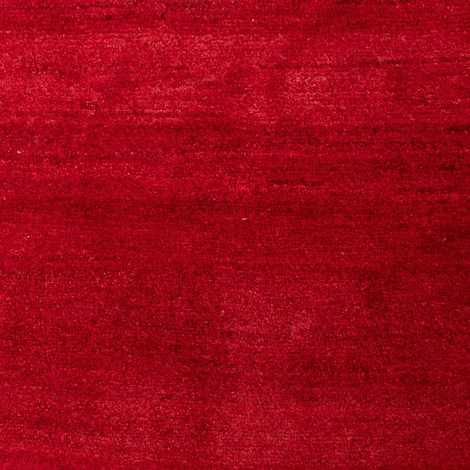 Gabbeh Tæppe - Loribaft Persisk - 130 x 76 cm - mørkerød