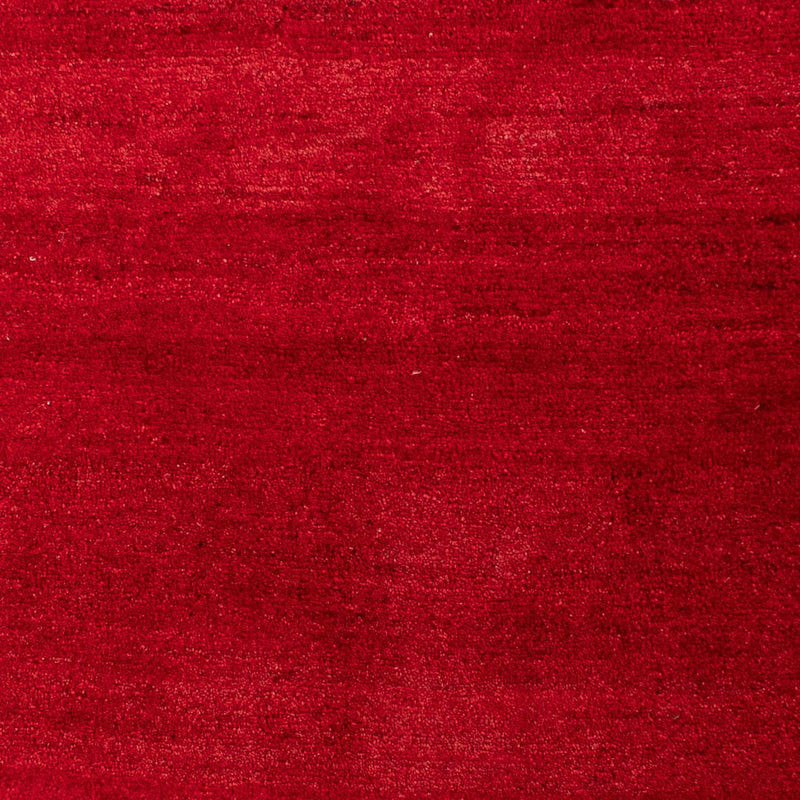 Gabbeh Tæppe - Loribaft Persisk - 130 x 76 cm - mørkerød