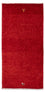 Gabbeh Tæppe - Loribaft Persisk - 140 x 72 cm - mørkerød