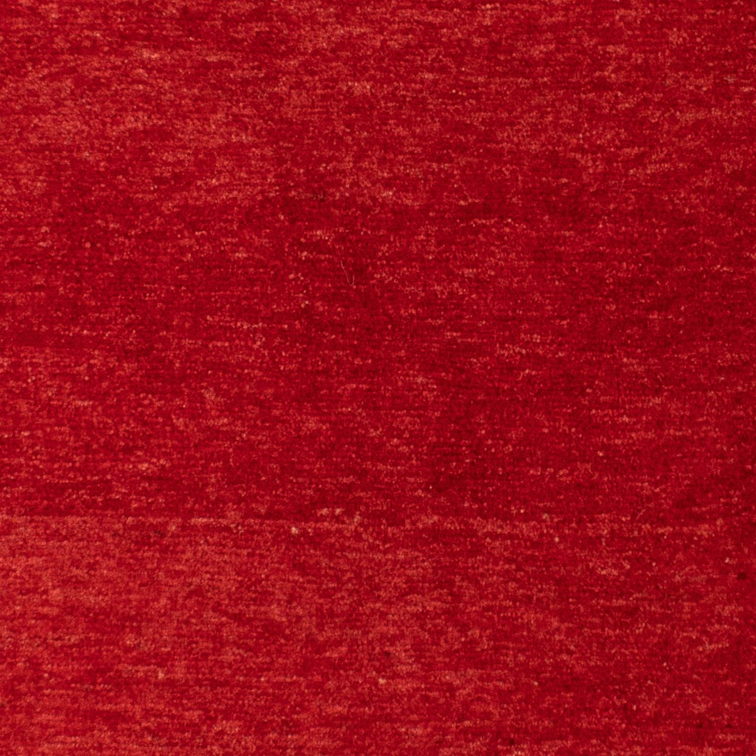 Gabbeh Tæppe - Loribaft Persisk - 140 x 72 cm - mørkerød