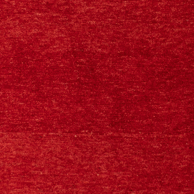 Gabbeh Tæppe - Loribaft Persisk - 140 x 72 cm - mørkerød