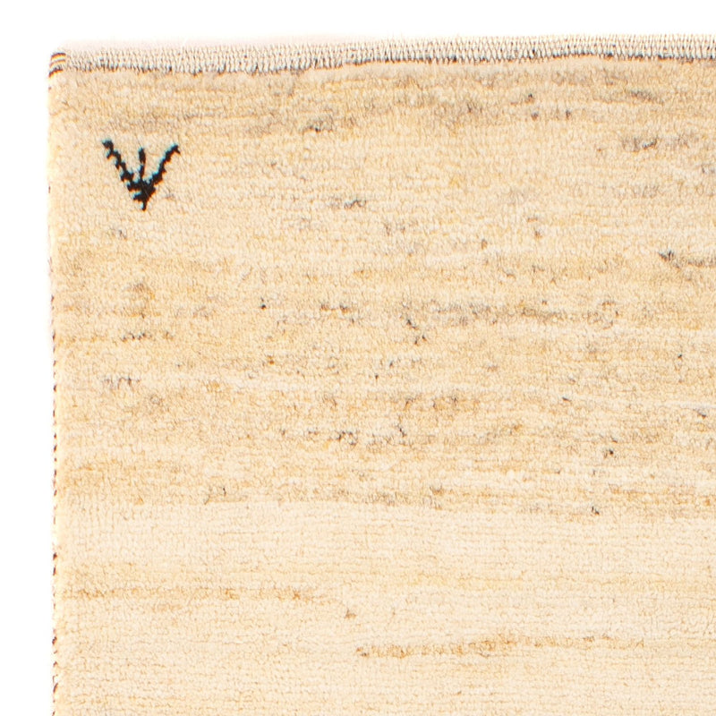 Gabbeh Tæppe - Loribaft Persisk - 129 x 73 cm - beige