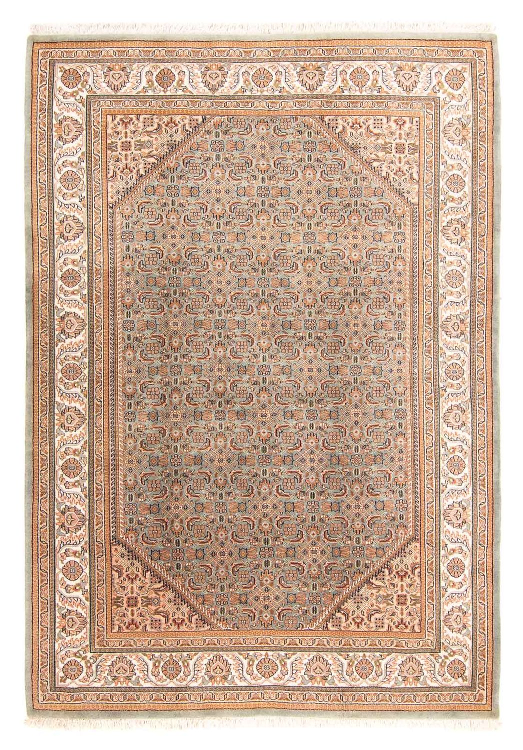 Orientalsk tæppe - Bijar - Indus - 237 x 168 cm - lysegrå