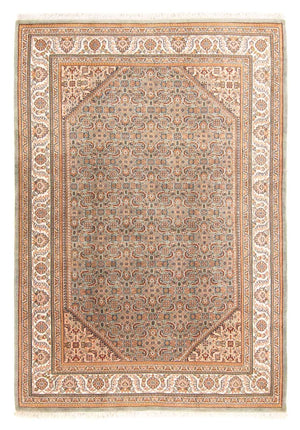 Orientalsk tæppe - Bijar - Indus - 237 x 168 cm - lysegrå