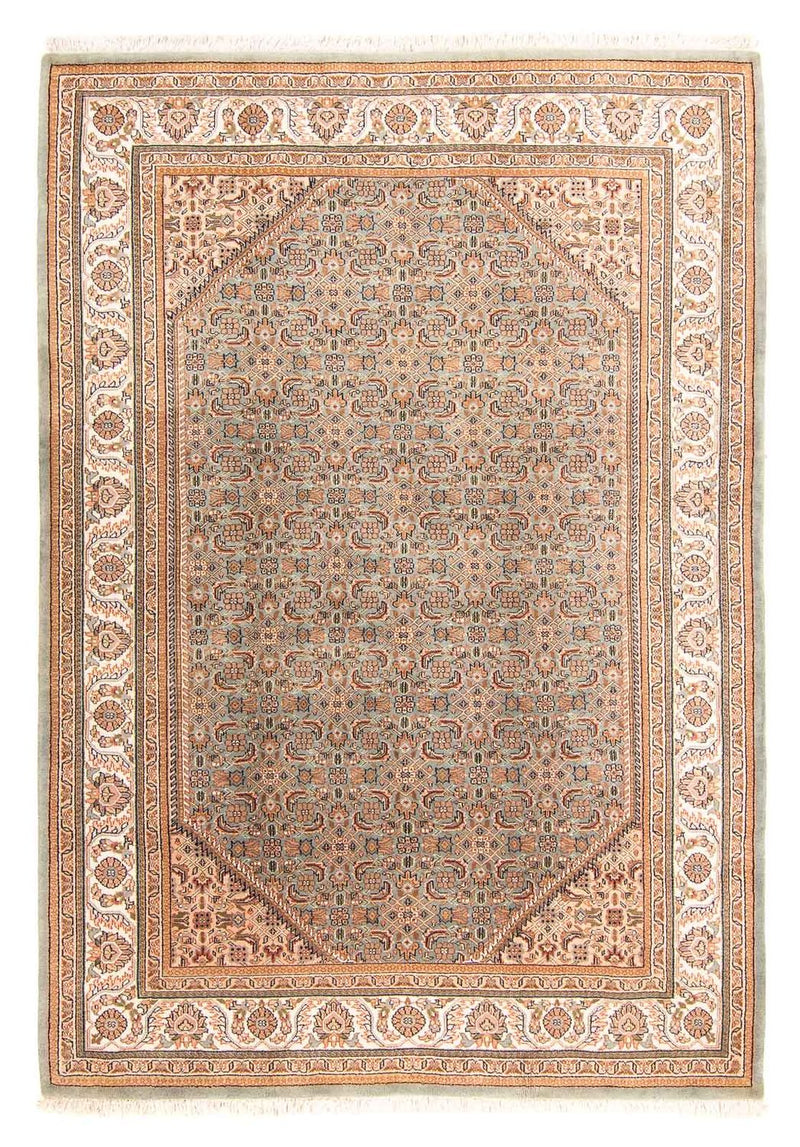 Orientalsk tæppe - Bijar - Indus - 237 x 168 cm - lysegrå