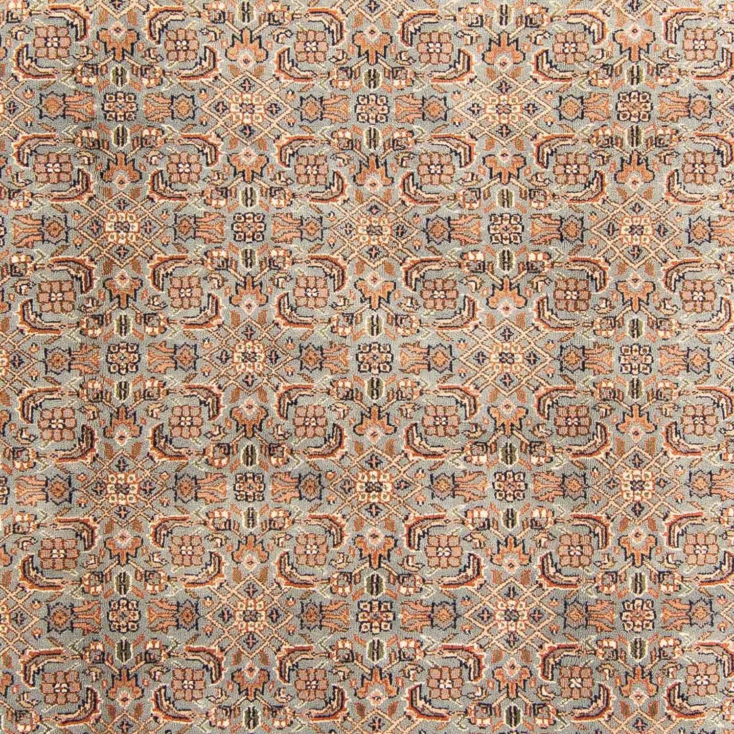 Orientalsk tæppe - Bijar - Indus - 237 x 168 cm - lysegrå
