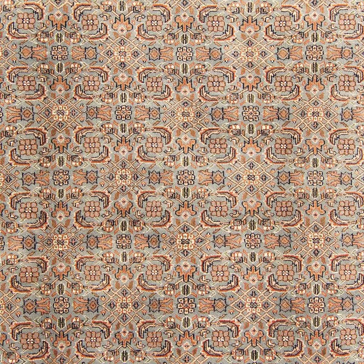 Orientalsk tæppe - Bijar - Indus - 237 x 168 cm - lysegrå