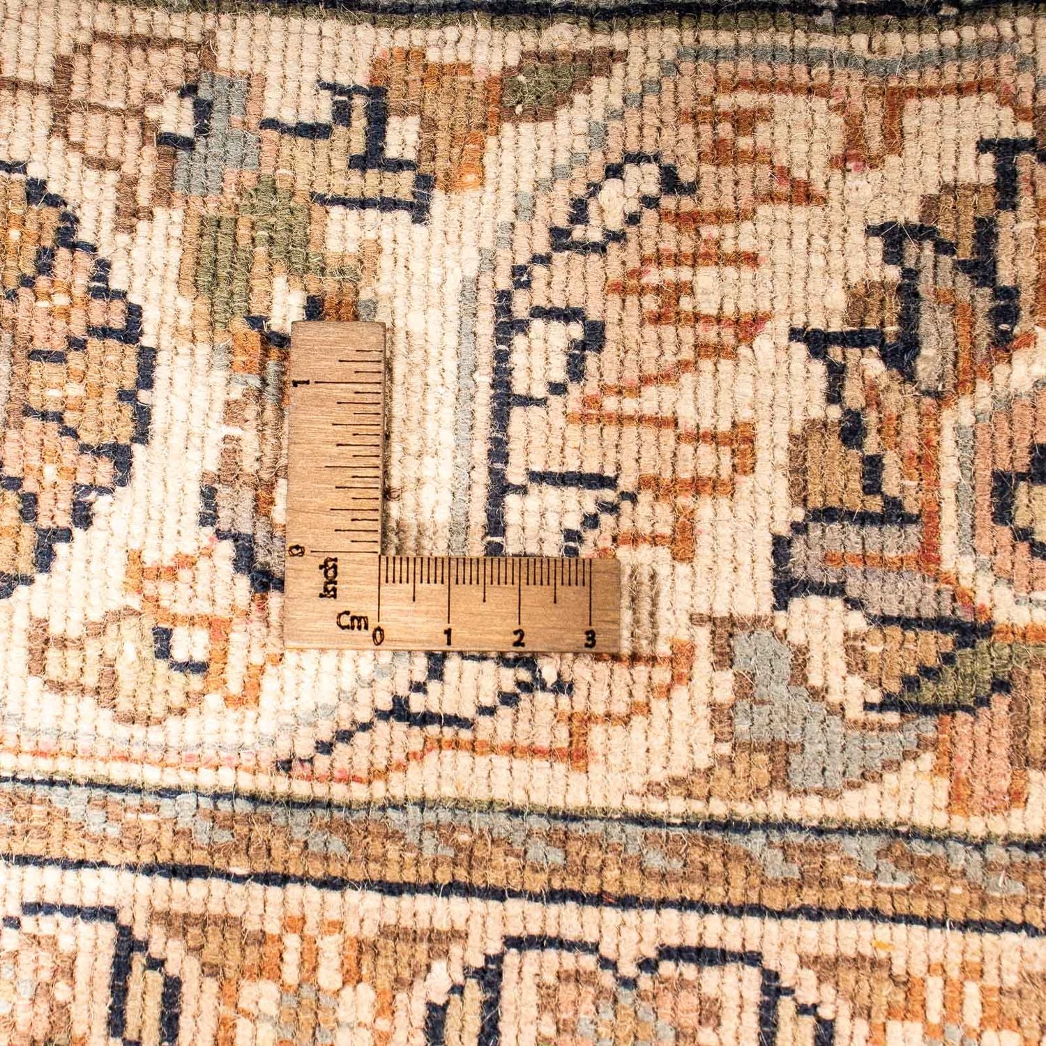 Orientalsk tæppe - Bijar - Indus - 237 x 168 cm - lysegrå