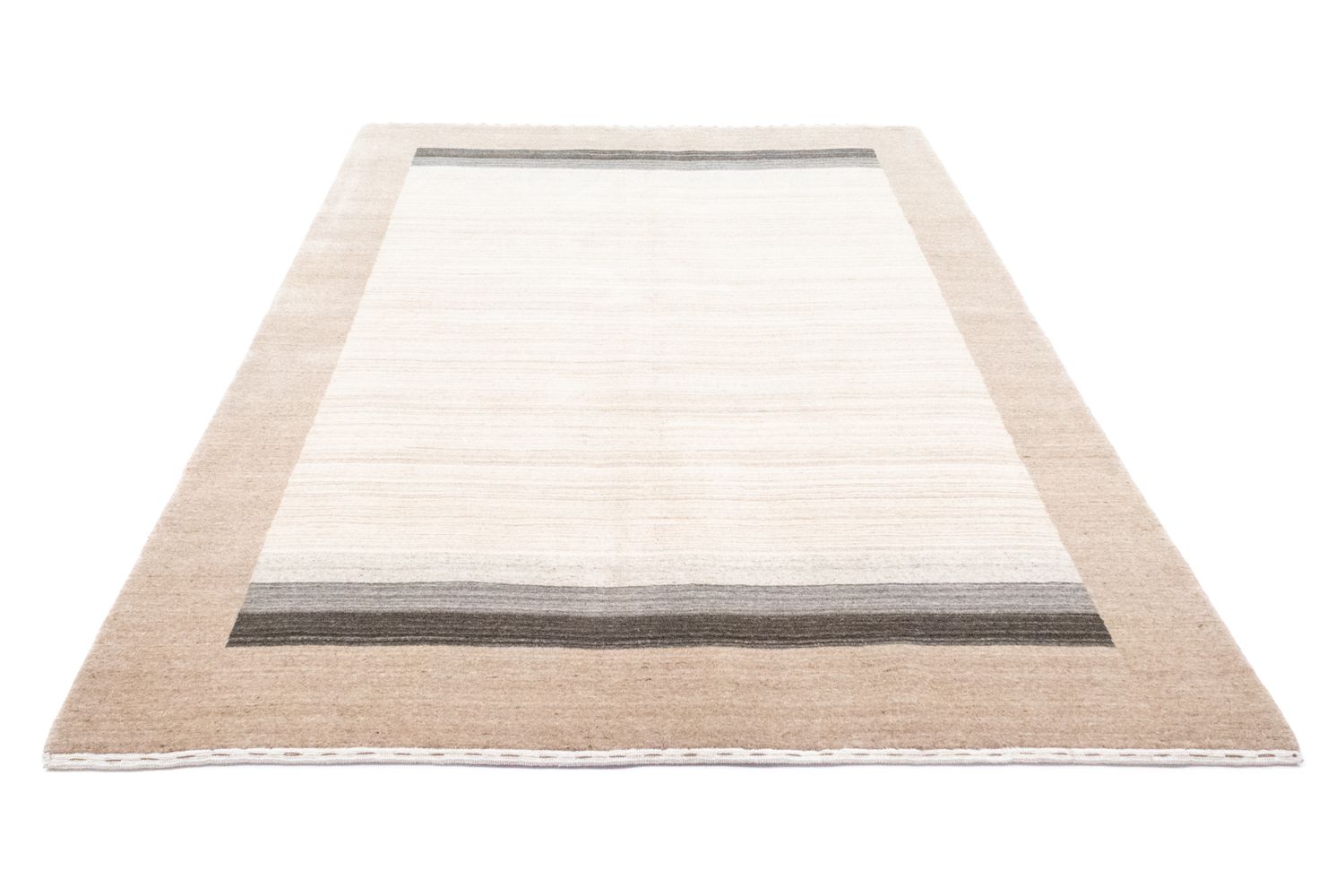 Gabbeh Tæppe - Loribaft Persisk - 245 x 169 cm - beige