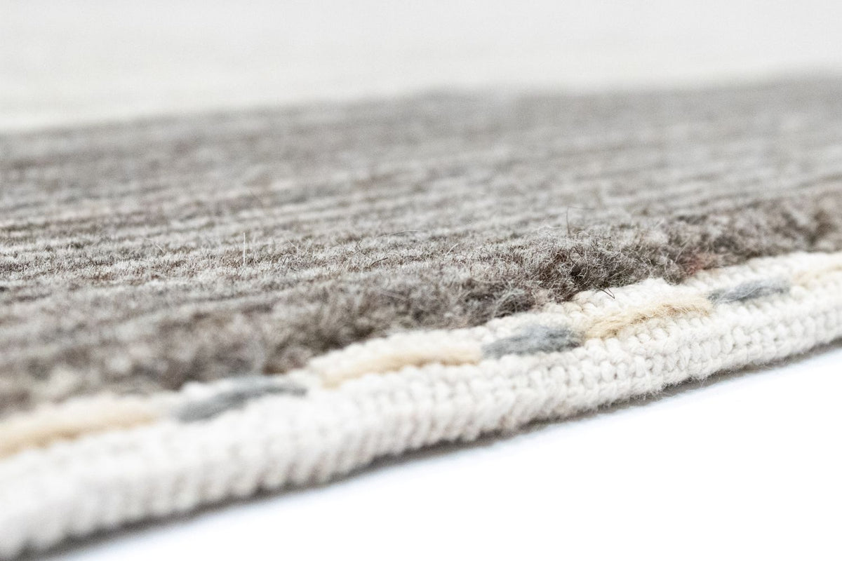 Gabbeh Tæppe - Loribaft Persisk - 241 x 176 cm - beige