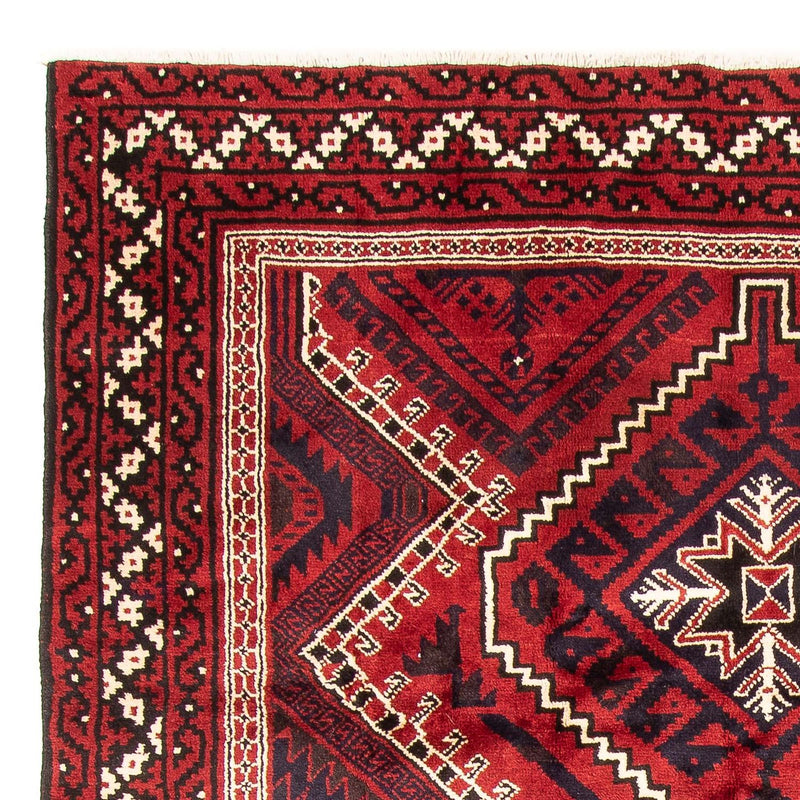 Persisk tæppe - Nomadisk - 306 x 235 cm - mørkerød