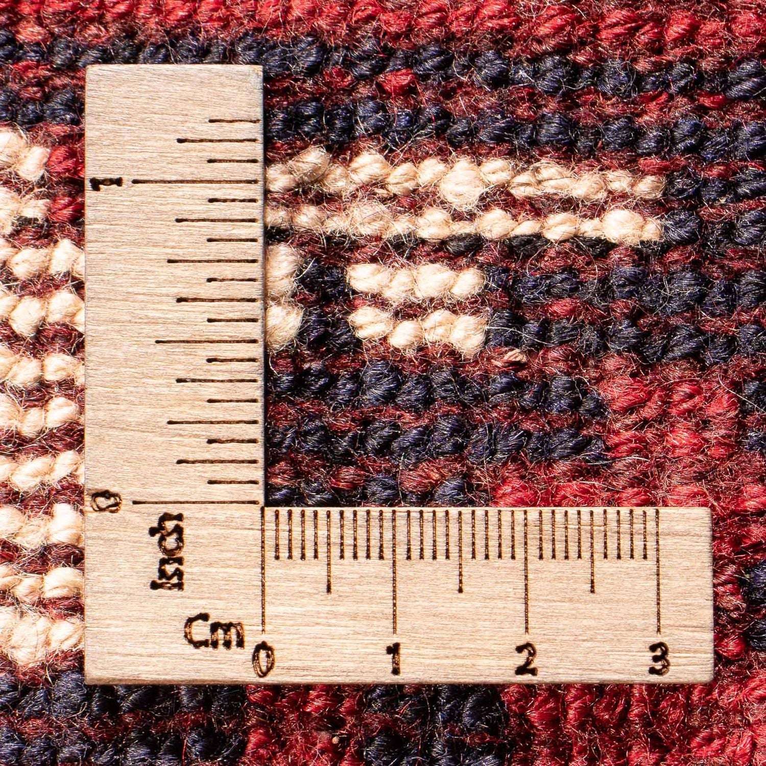 Persisk tæppe - Nomadisk - 306 x 235 cm - mørkerød