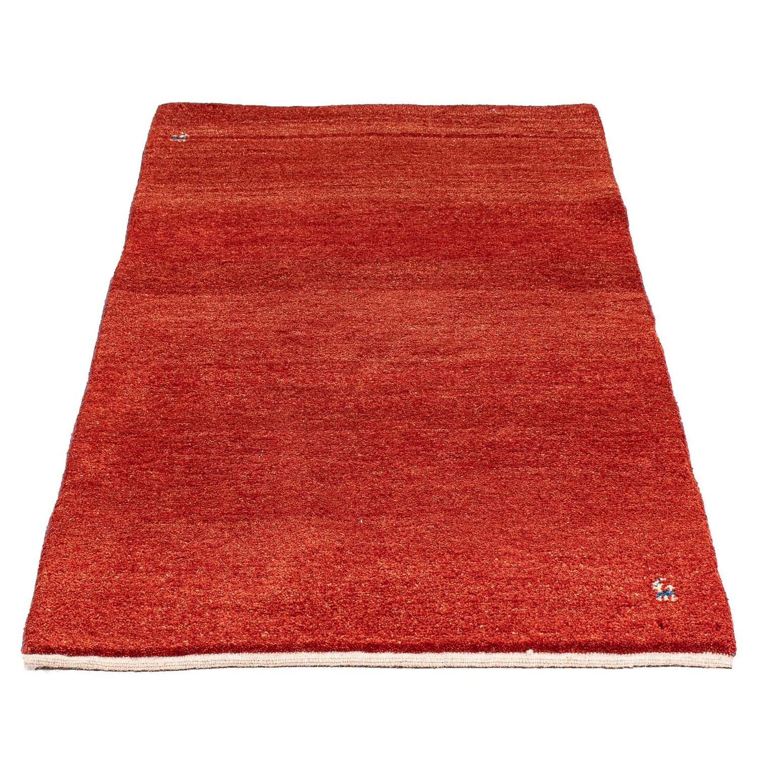 Gabbeh Tæppe - Loribaft Persisk - 142 x 75 cm - rust
