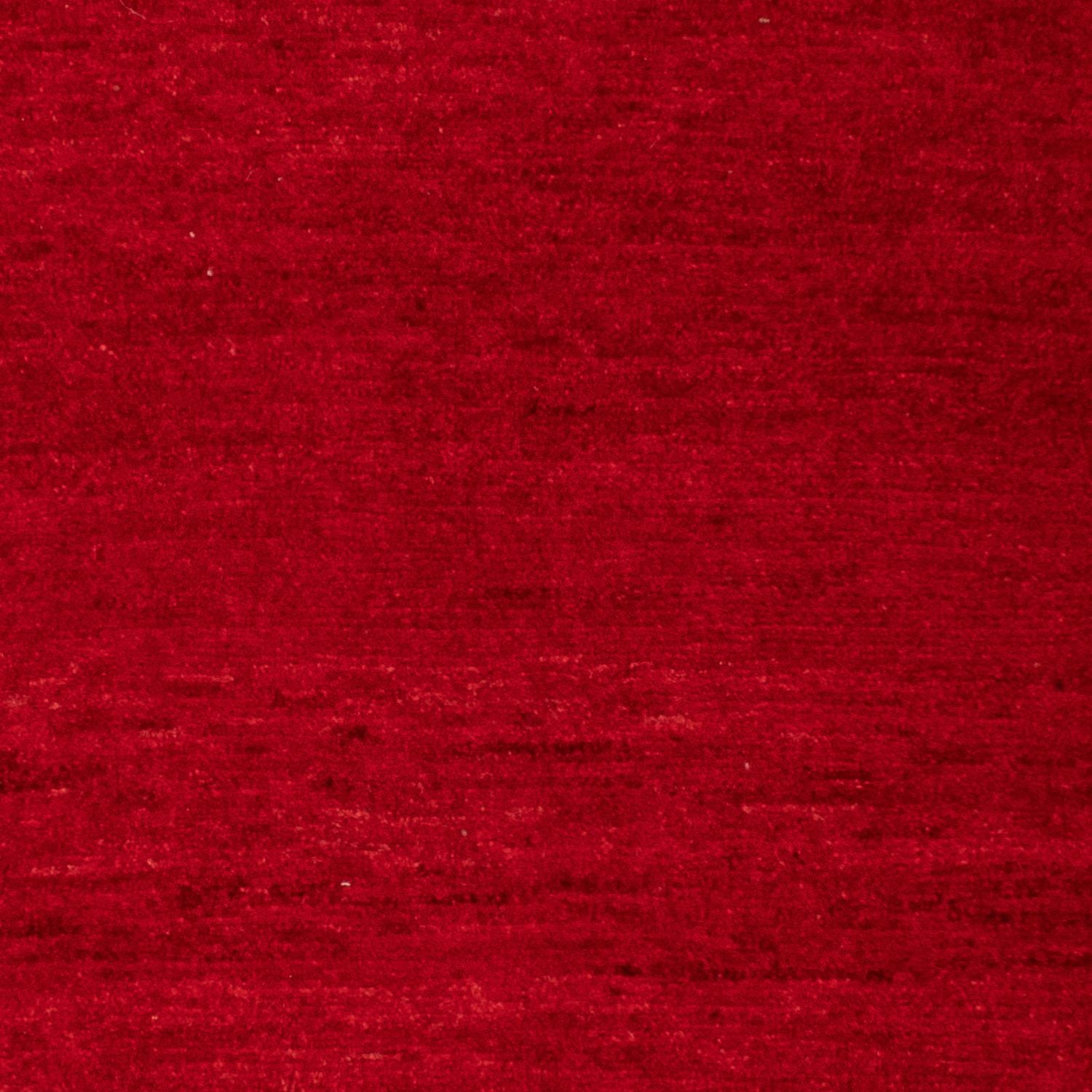 Gabbeh Tæppe - Loribaft Persisk - 134 x 68 cm - mørkerød
