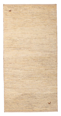 Gabbeh Tæppe - Loribaft Persisk - 140 x 70 cm - beige