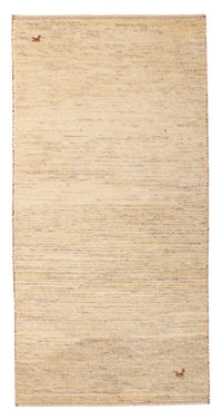 Gabbeh Tæppe - Loribaft Persisk - 140 x 70 cm - beige