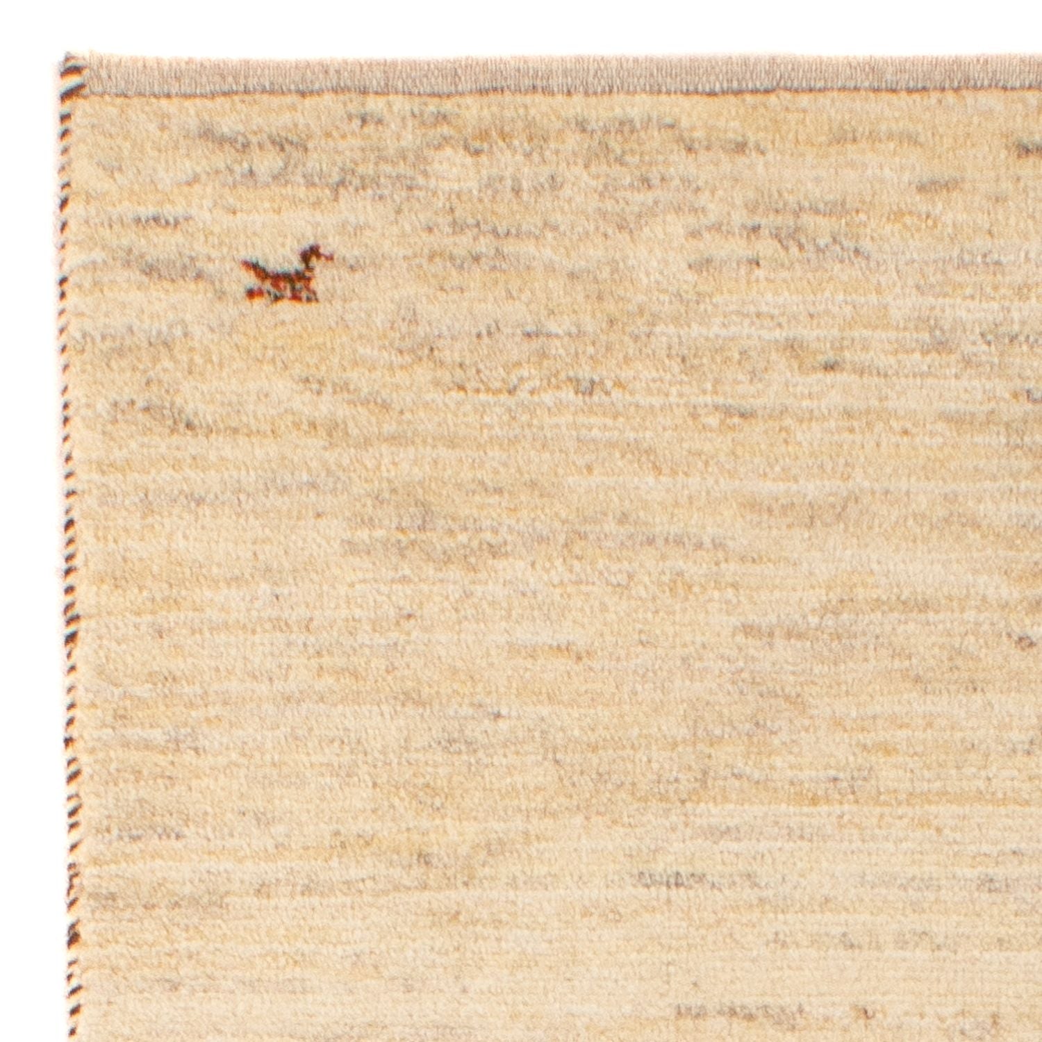 Gabbeh Tæppe - Loribaft Persisk - 140 x 70 cm - beige